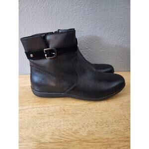 Revere Womens Size 8.5 Black Prague Leather Boots